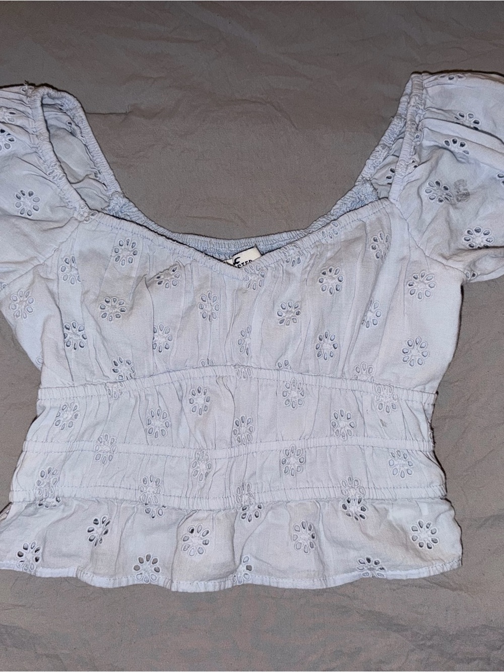 Hollister Blue Eyelet Women’s Top Size XS
